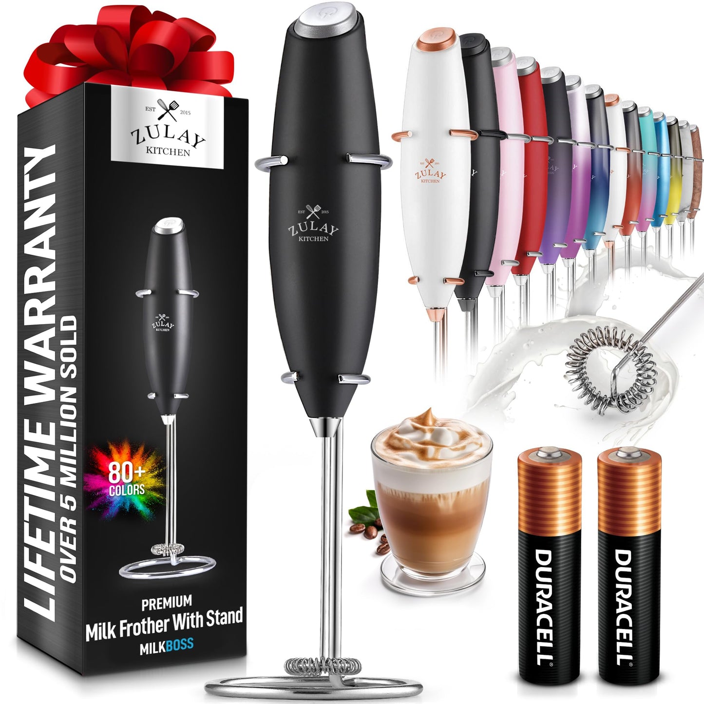 “VelvetFroth™ Handheld Milk Frother”